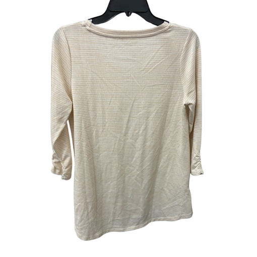 CYRUS Beige Striped 3/4 Sleeve Top - Size S - Women's Shirt - Image 2