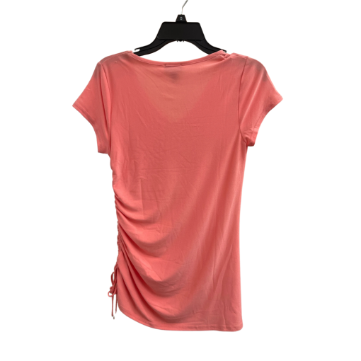 Jones New York Coral V-Neck Ruched T-Shirt - XS - Women's Top - Image 2