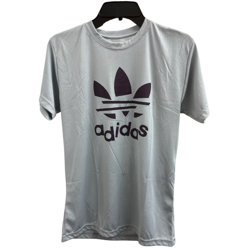 Adidas Trefoil Tee - Light Blue Medium - Athletic T-Shirt