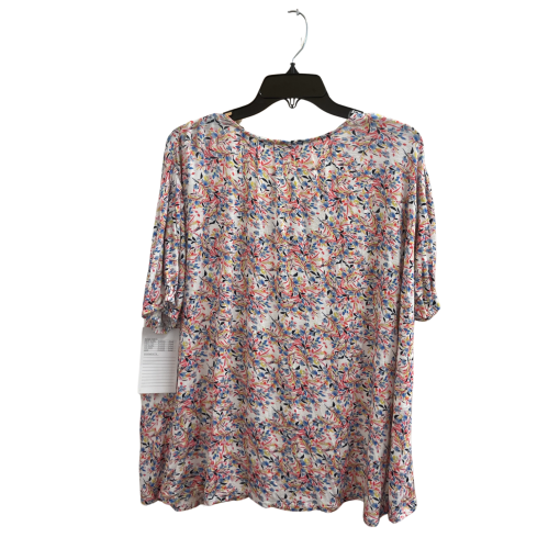 Zac & Rachel Floral Print Top - White - Medium - Blouse - Image 2