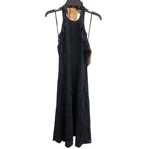 Nanette Lepore Black Lace Midi Dress Size 4 - Cocktail Dress