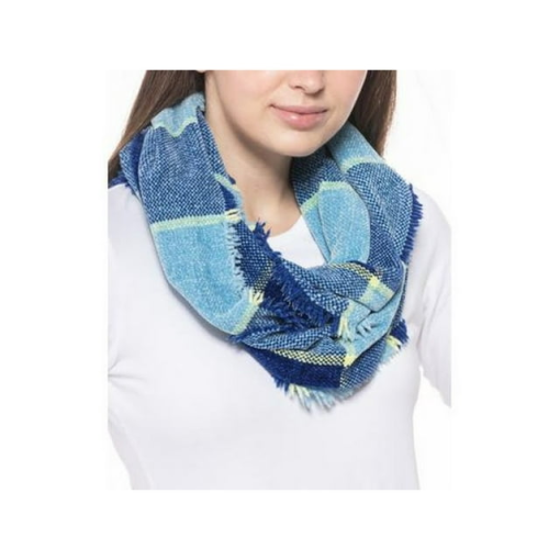 Charter Club Blue Chenille Infinity Scarf - One Size - Women's Scarves