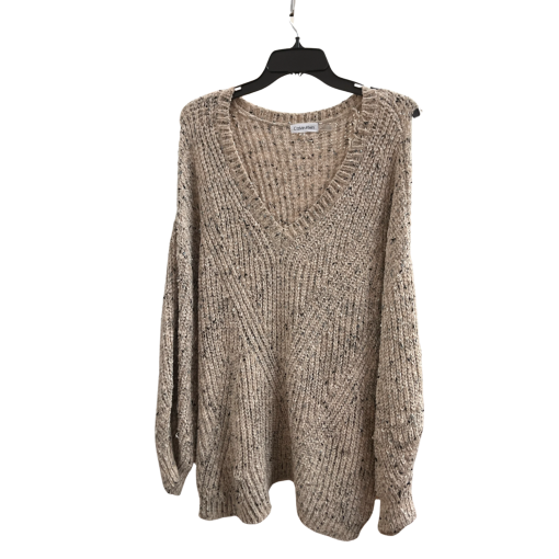 Calvin Klein Beige Sweater 2X - Women's Knitwear Pullover