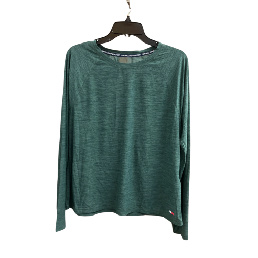 Tommy Hilfiger Green Long Sleeve Shirt - Size L - Activewear