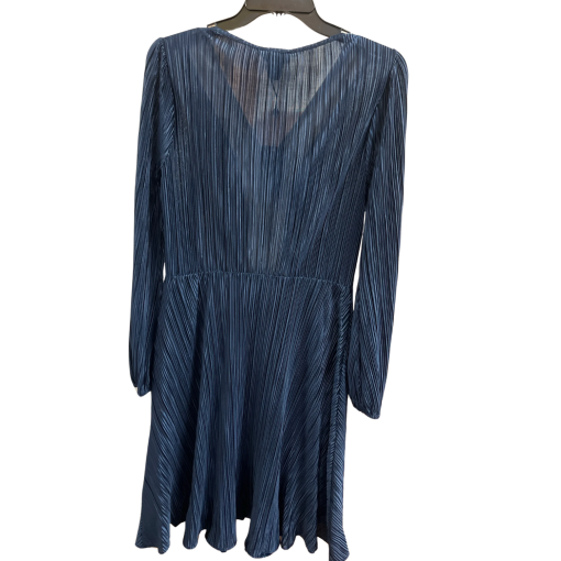 DKNY Navy Pleated Dress Size 10 - Women's Cocktail Dress - Image 2