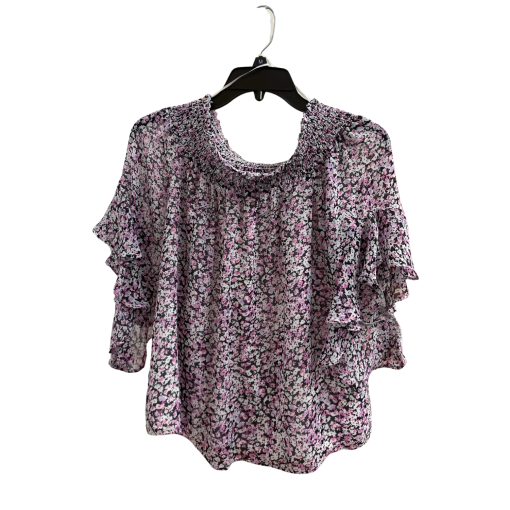 Riley & Rae Floral Blouse - Purple - Size Small - Women's Top