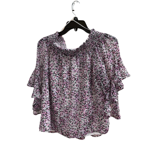 Riley & Rae Floral Blouse - Purple - Size Small - Women's Top - Image 2