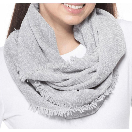 Charter Club Gray Chenille Infinity Scarf - One Size - Women's Scarves