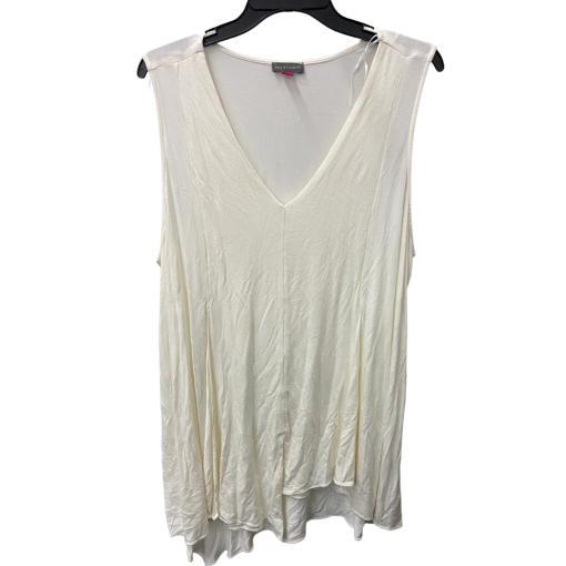 Vince Camuto Ivory Sleeveless Top Plus Size 2X - Women's Blouse