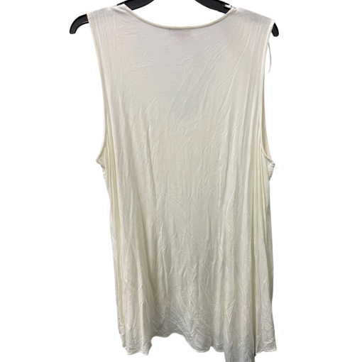 Vince Camuto Ivory Sleeveless Top Plus Size 2X - Women's Blouse - Image 2