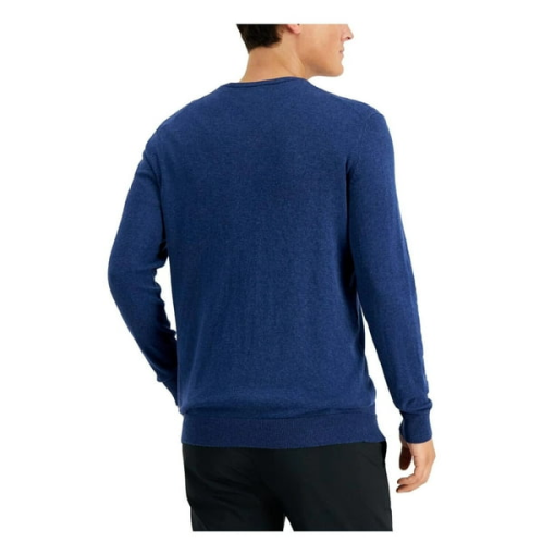 Alfani Men's Blue Crew Neck Sweater - Small - Knit Pullover - Image 2