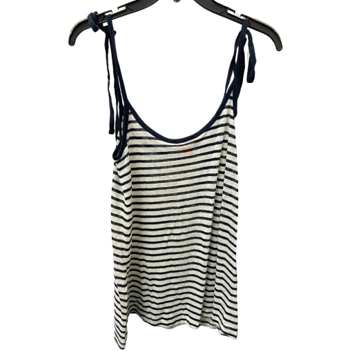 Joe Fresh XS Striped Tank Top Navy & White Women's Shirt - Image 2