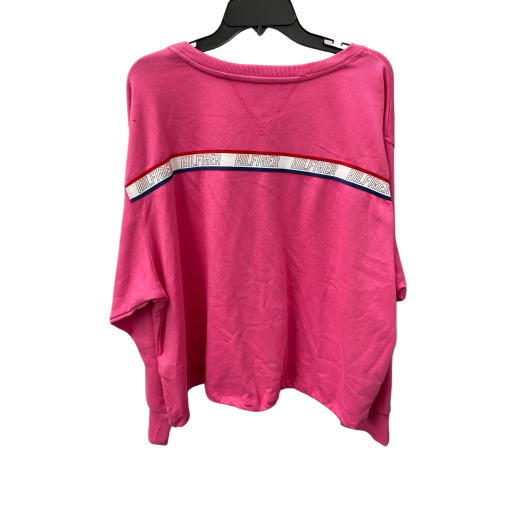 Tommy Hilfiger Pink Sweatshirt 3X - Women's Pullover Top - Image 2