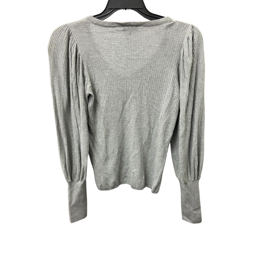 1.STATE Gray V-Neck Sweater Small - Women's Knit Top - Image 2