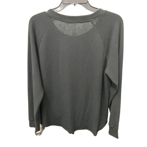 Lacey Chabert Black Tie Front Sweatshirt - Size S - Women's Top - Image 2