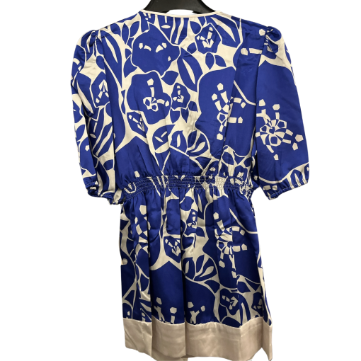 VERTIGO Paris Blue Floral Dress Size L - Women's Mini Dress - Image 2