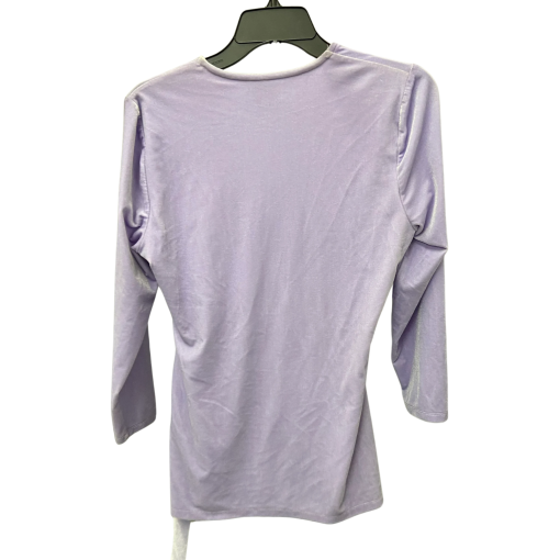 Anne Klein Lavender Wrap Top - No Size - Women's Blouse - Image 2