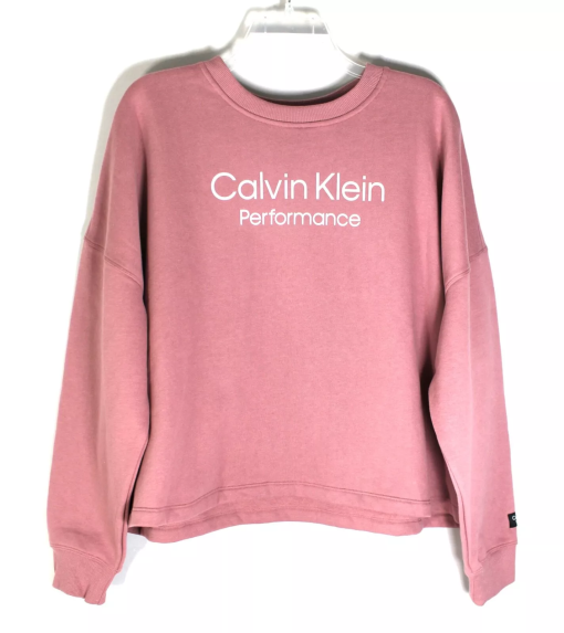 Calvin Klein Performance Mauve Plus Size Sweatshirt - Women's Top