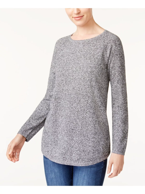 Karen Scott Gray Marled Top - Women's XL - Casual Shirts