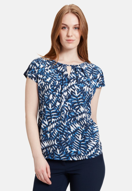 Style & Co Blue Floral Top Plus Size 3X - Women's Blouse