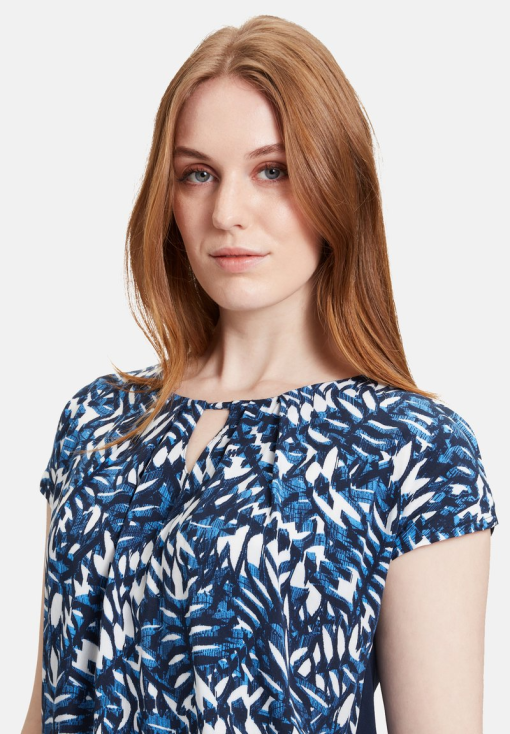 Style & Co Blue Floral Top Plus Size 3X - Women's Blouse - Image 2