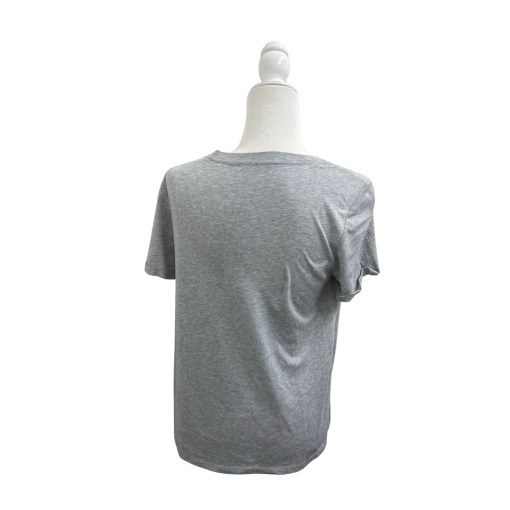 Calvin Klein Gray Tee Shirt Small - Women's Graphic Top - Image 2