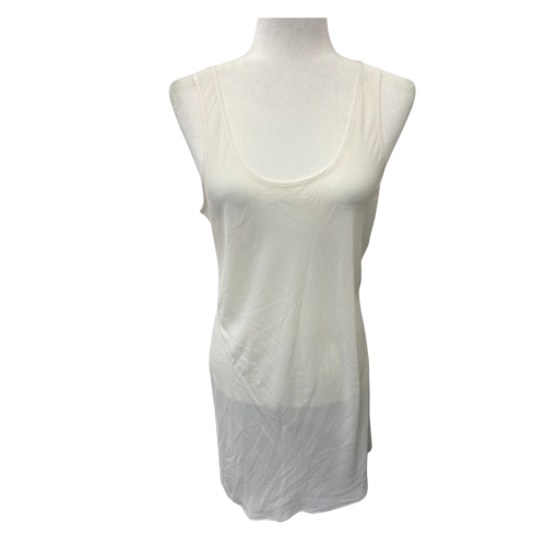 DKNY White Tank Top Small - Women's Sleeveless Shirt