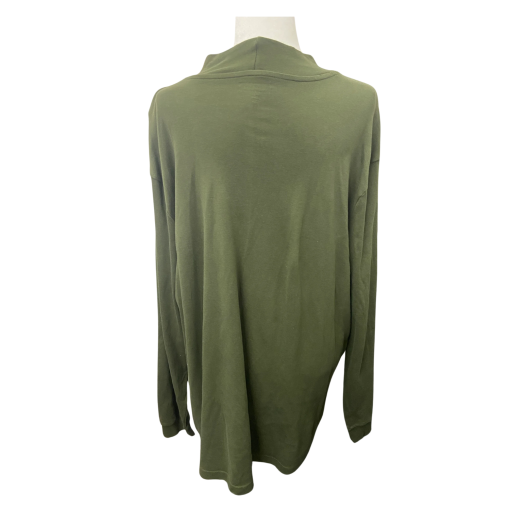 Club Room Olive Green Mock Neck Top 3XL - Women's Shirts - Image 2