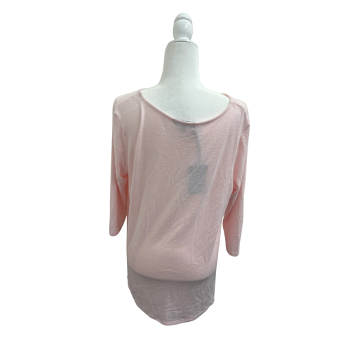 Gibson Look Pink Knot Front Top - Size L - Women's Blouse - Image 2