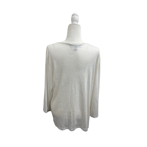 Karen Scott White Henley Top Plus Size 1X - Women's Shirts - Image 2