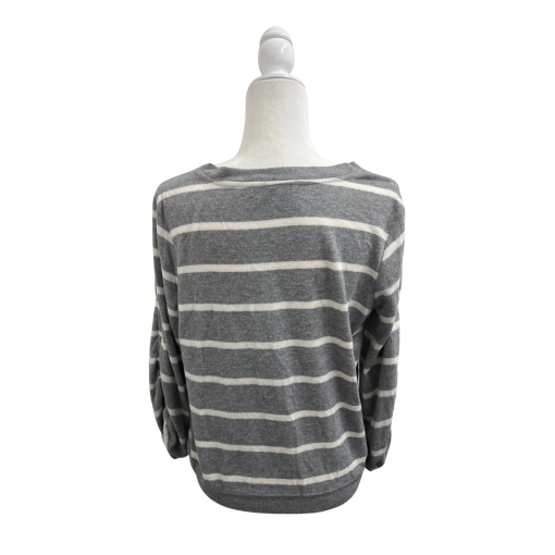 Vince Camuto Gray Striped Sweater - Size S - Women's Knit Top - Image 2