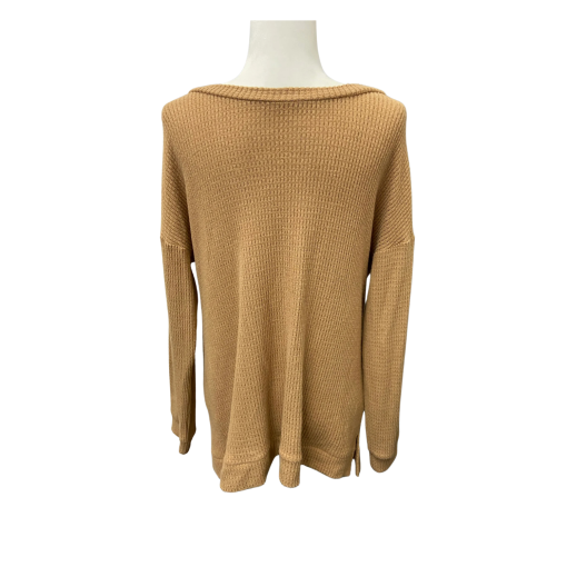 1STATE Camel Criss Cross Sweater - Size L - Women's Knitwear - Image 2