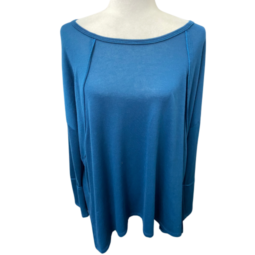 Forgotten Grace Teal Tunic Top - Size M - Women's Blouse