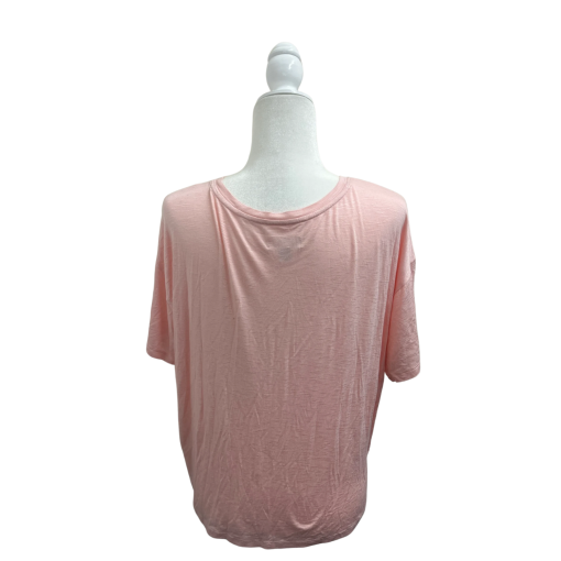 Style & Co Pink V-Neck T-Shirt - Size L - Women's Top - Image 2