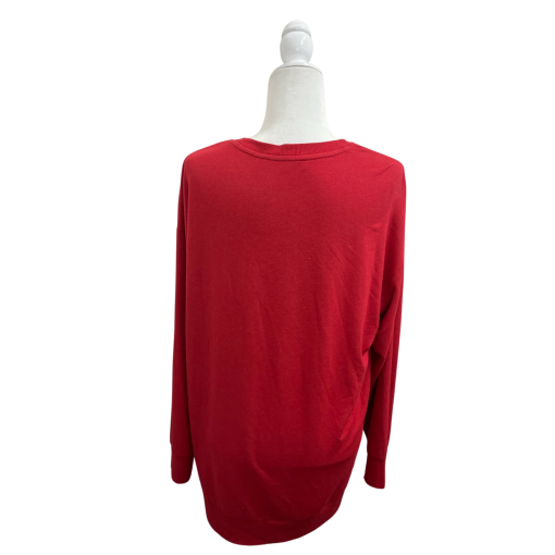 Tommy Hilfiger Red Crewneck Sweater - No Size - Women's Top - Image 2