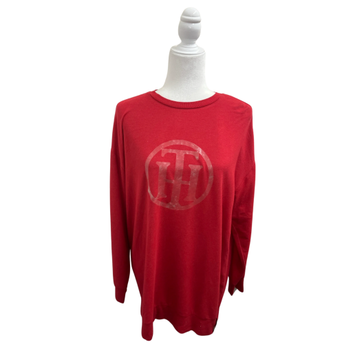 Tommy Hilfiger Red Crewneck Sweater - No Size - Women's Top