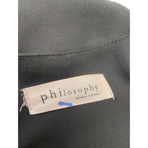 Philosophy Black Blouse - No Size - Women's Tops - Drape Front - Image 3