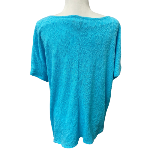 JM Collection Blue Top XL - Women's Blouse - Casual Wear - Image 2