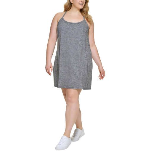 Calvin Klein Plus Gray Tank Dress - Activewear - 2X