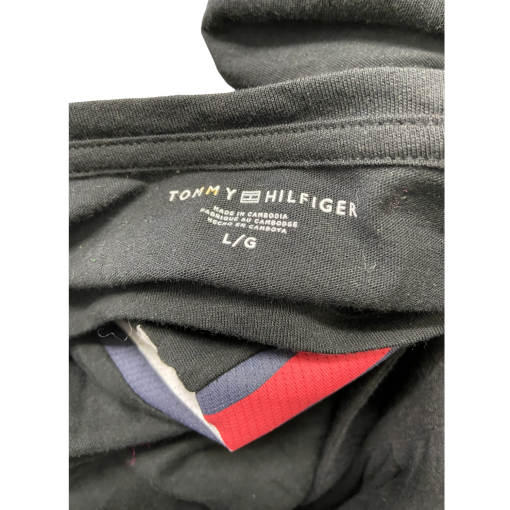 Tommy Hilfiger Black T-Shirt Large - Women's Tee Shirt - Image 3