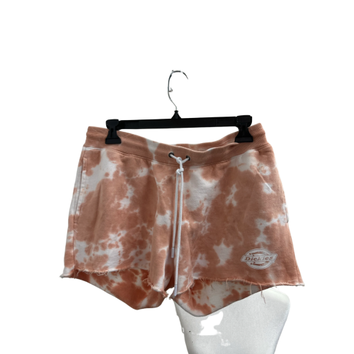 Dickies Tie Dye Shorts Peach Medium - Women's Casual Shorts