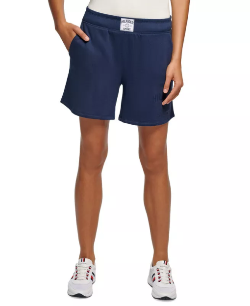 Tommy Hilfiger Women's Navy Sweat Shorts - XL - Lounge Shorts