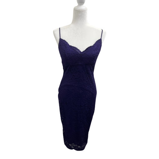 B.Darlin Purple Lace Dress - Sleeveless Cocktail Dress - No Size