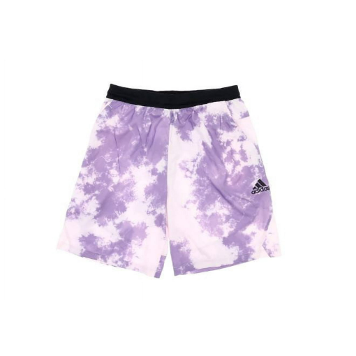 Adidas Men's Training Shorts Purple Tie Dye 2XL - Workout Shorts - Image 2