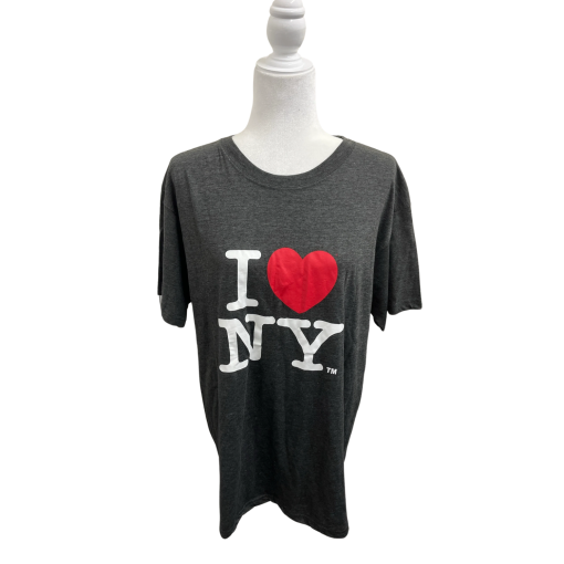 I Love NY Gray T-Shirt XL Graphic Tee New York City