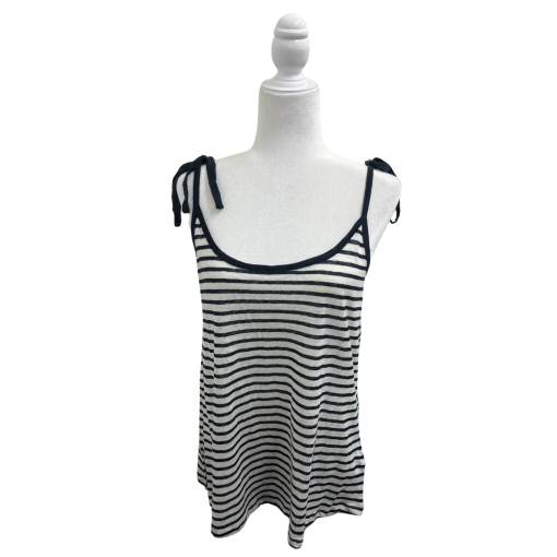 Joe Fresh Striped Tank Top - Navy & White - Size M - Women's Top