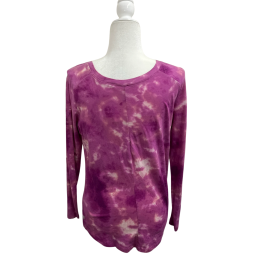 Zby ZELLA Tie Dye Knot Top - Purple - Small - Women's Shirts - Image 2