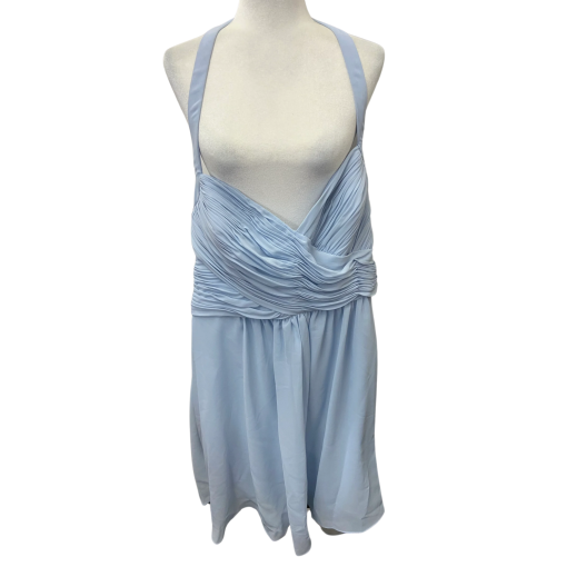 Simply Dresses Skyway Blue Halter Dress Size 22 - Formal Wear