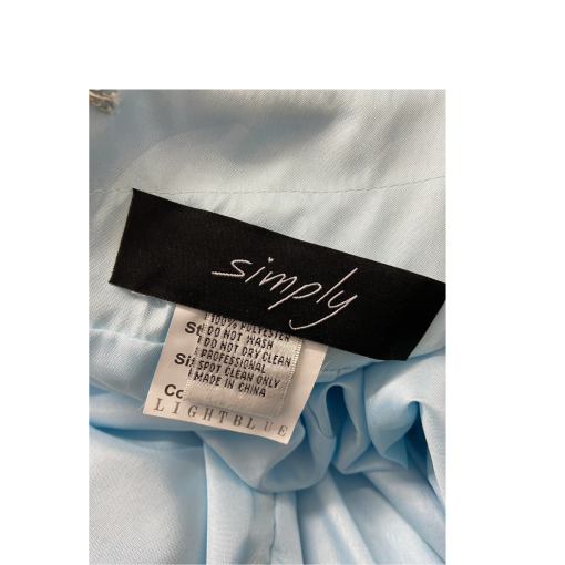 Simply Dresses Light Blue Maxi Dress Size 12 - Bridesmaid - Image 3