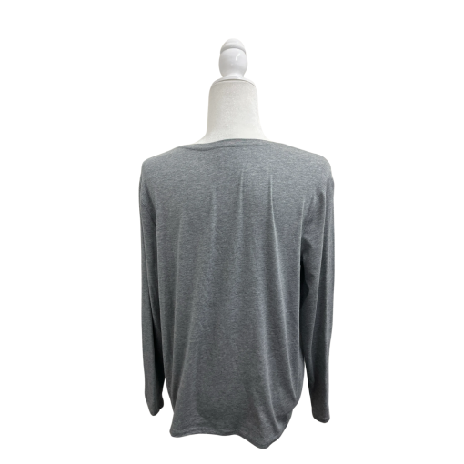 Style & Co Gray Long Sleeve Top Plus Size PL - Women's Shirt - Image 2